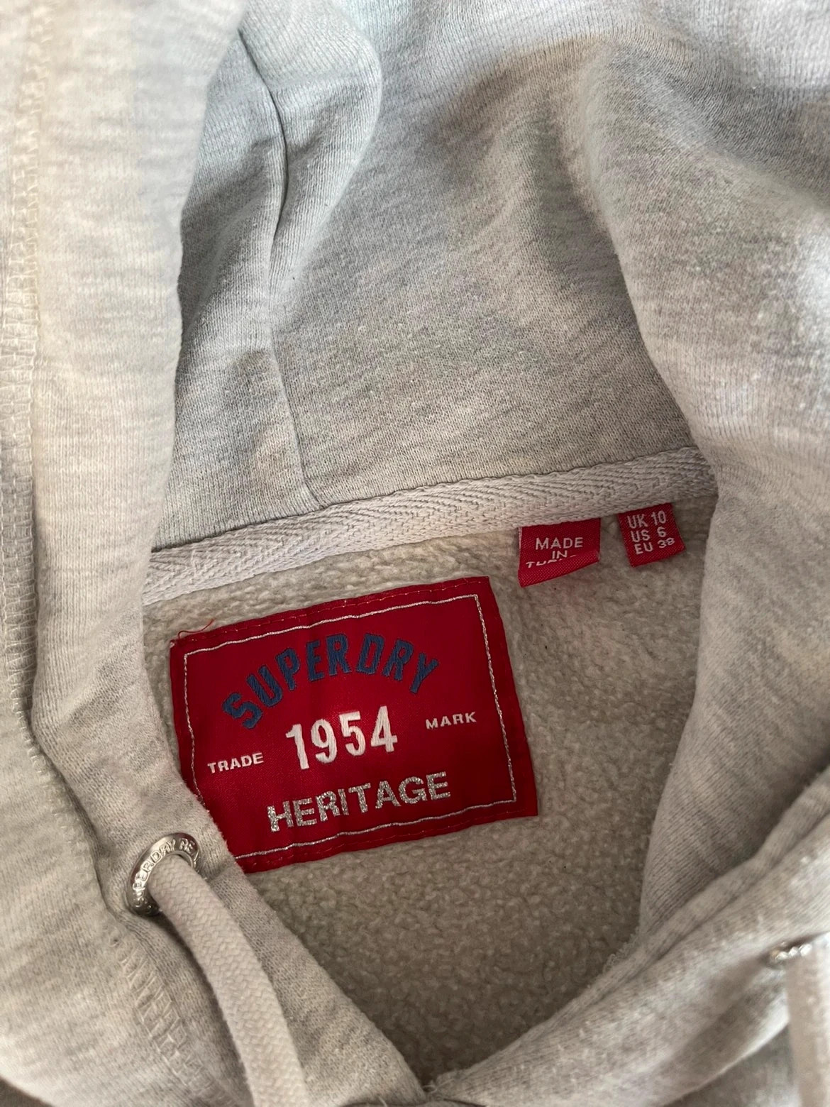 Sweat à capuche Superdry Heritage 1954 gris – Taille EU 38 – Superdry – taille M 3