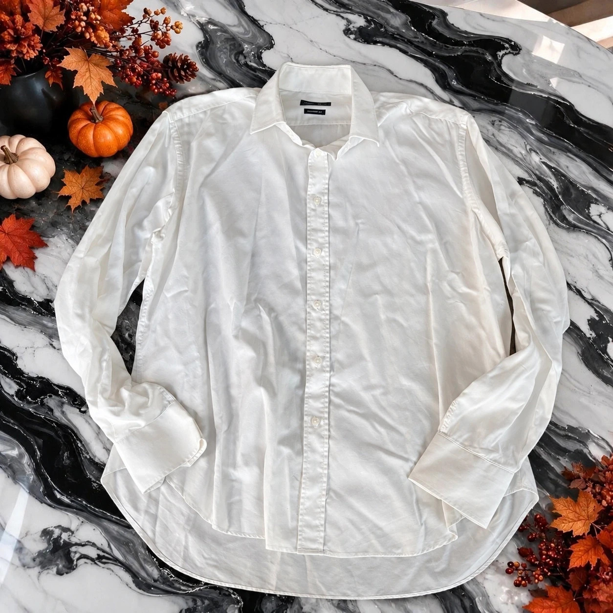 Chemise blanche Zara Man Tailored Fit – Taille 44 – Élégante / habillée
