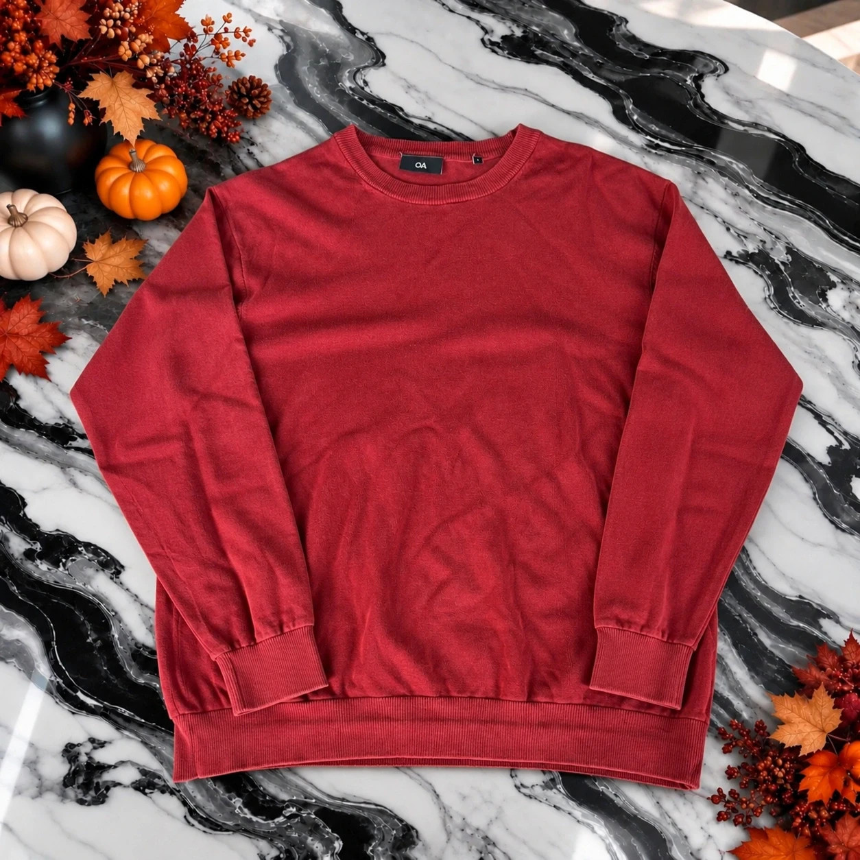 Pull C&A rouge – Taille L Homme