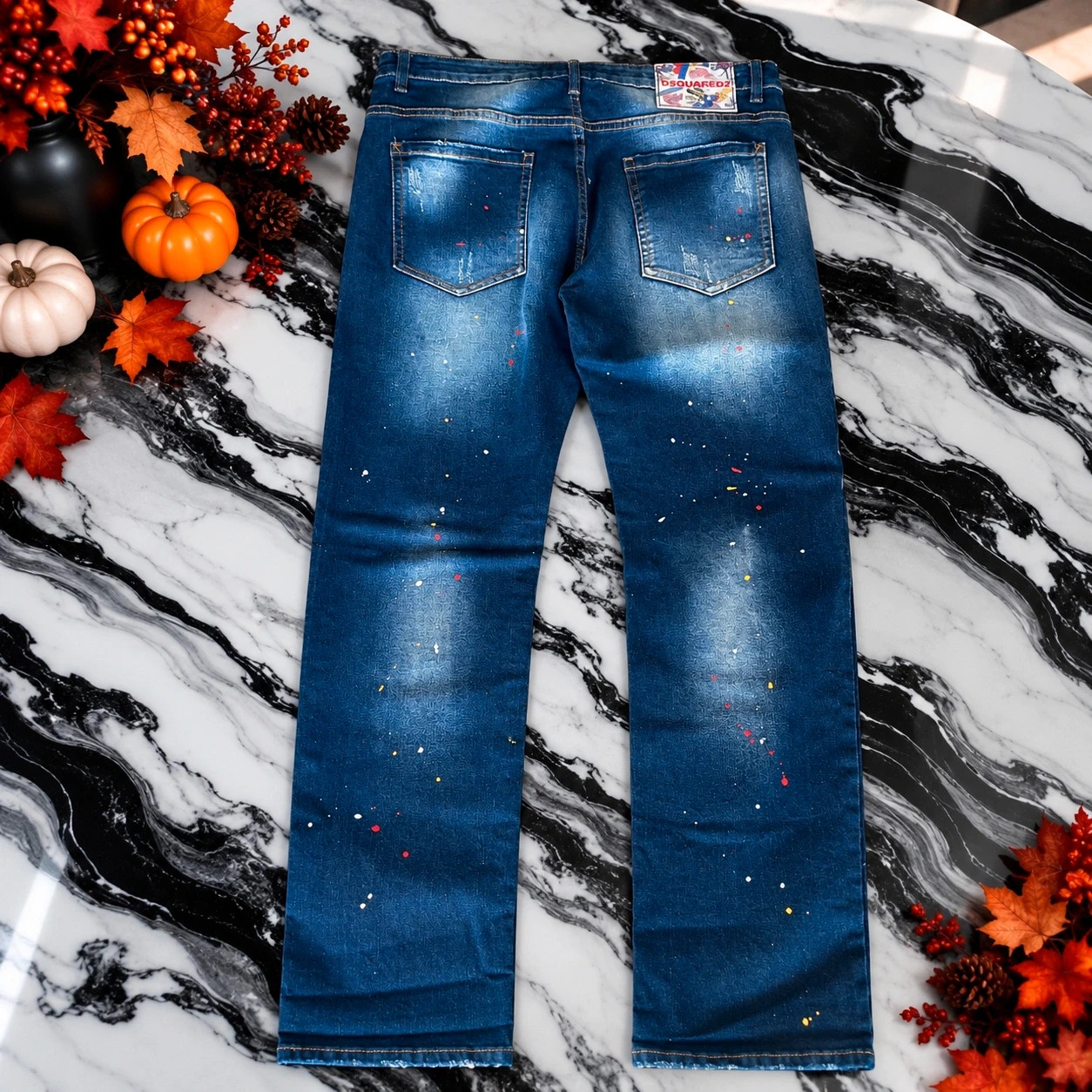 Jean Dsquared2 Slim bleu délavé destroy – Taille 52 – Dsquared2 – taille XL 2