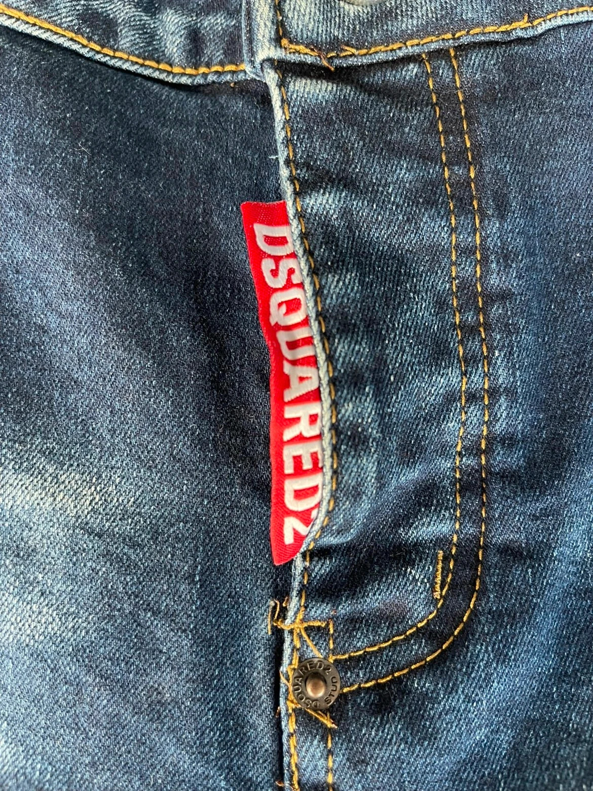 Jean Dsquared2 Slim bleu délavé destroy – Taille 52 – Dsquared2 – taille XL 4