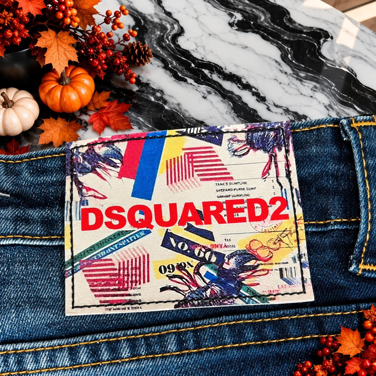 Jean Dsquared2 Slim bleu délavé destroy – Taille 52 – Dsquared2 – taille XL 3