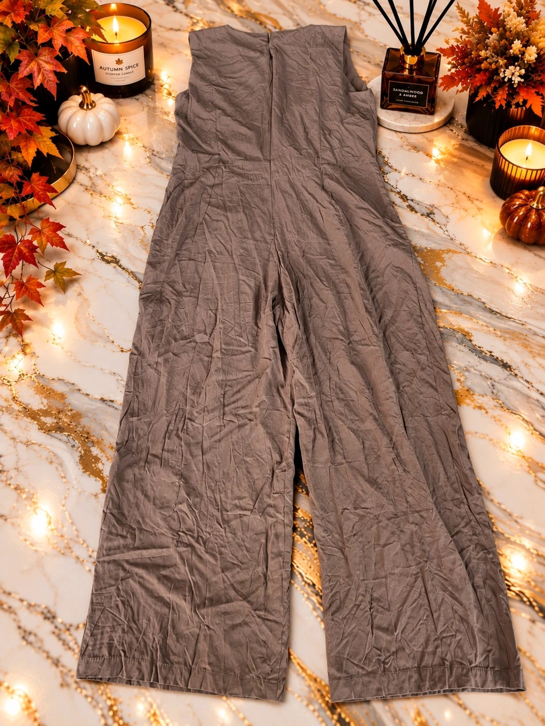 Combinaison pantalon Mango Basics – Marron / Taupe – Taille XL – Mango – taille XL / 42 / 14 3