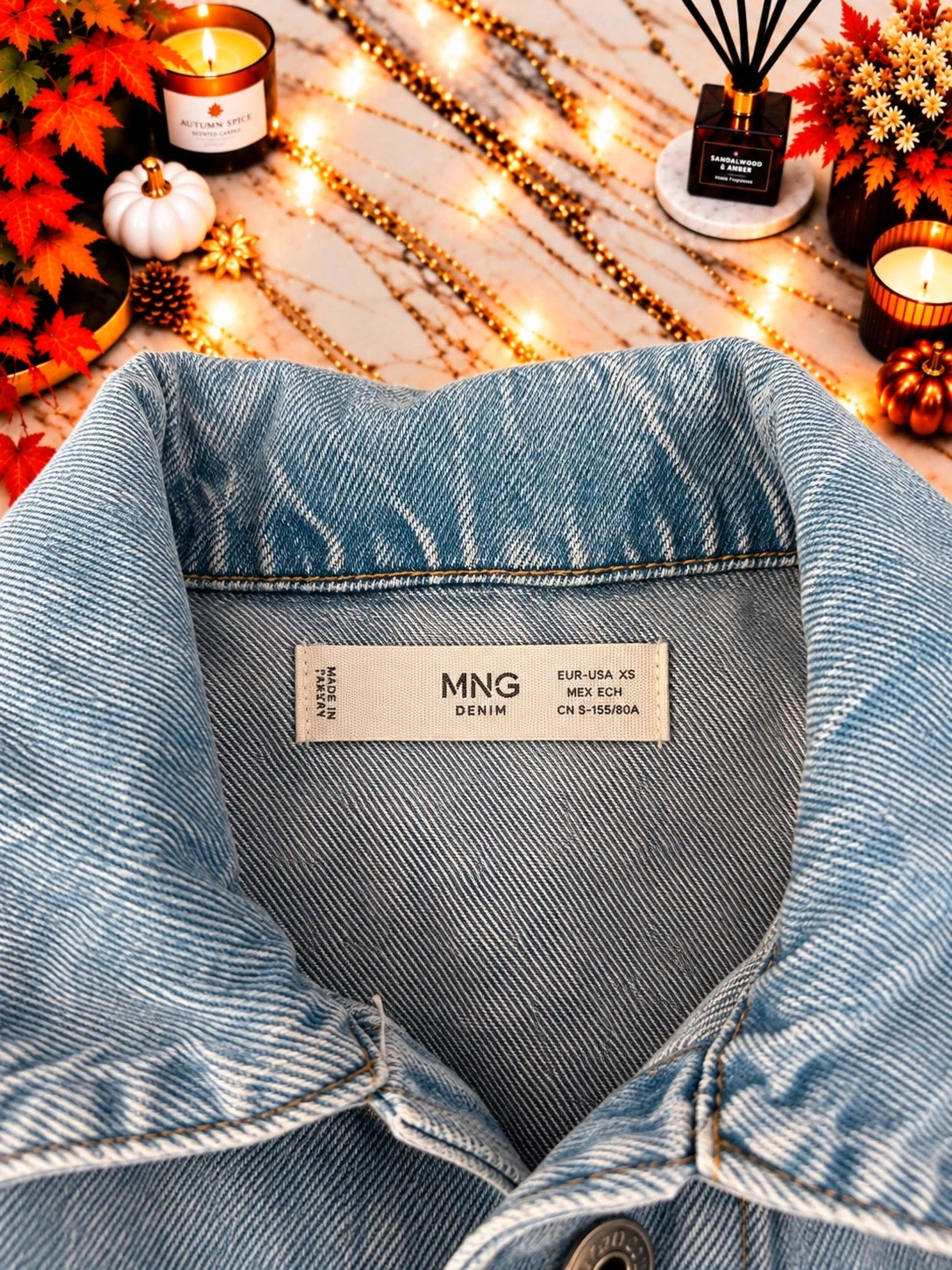 Combinaison pantalon en jean bleu clair MANGO Denim – Taille XS – Mango – taille XS / 34 / 6 2