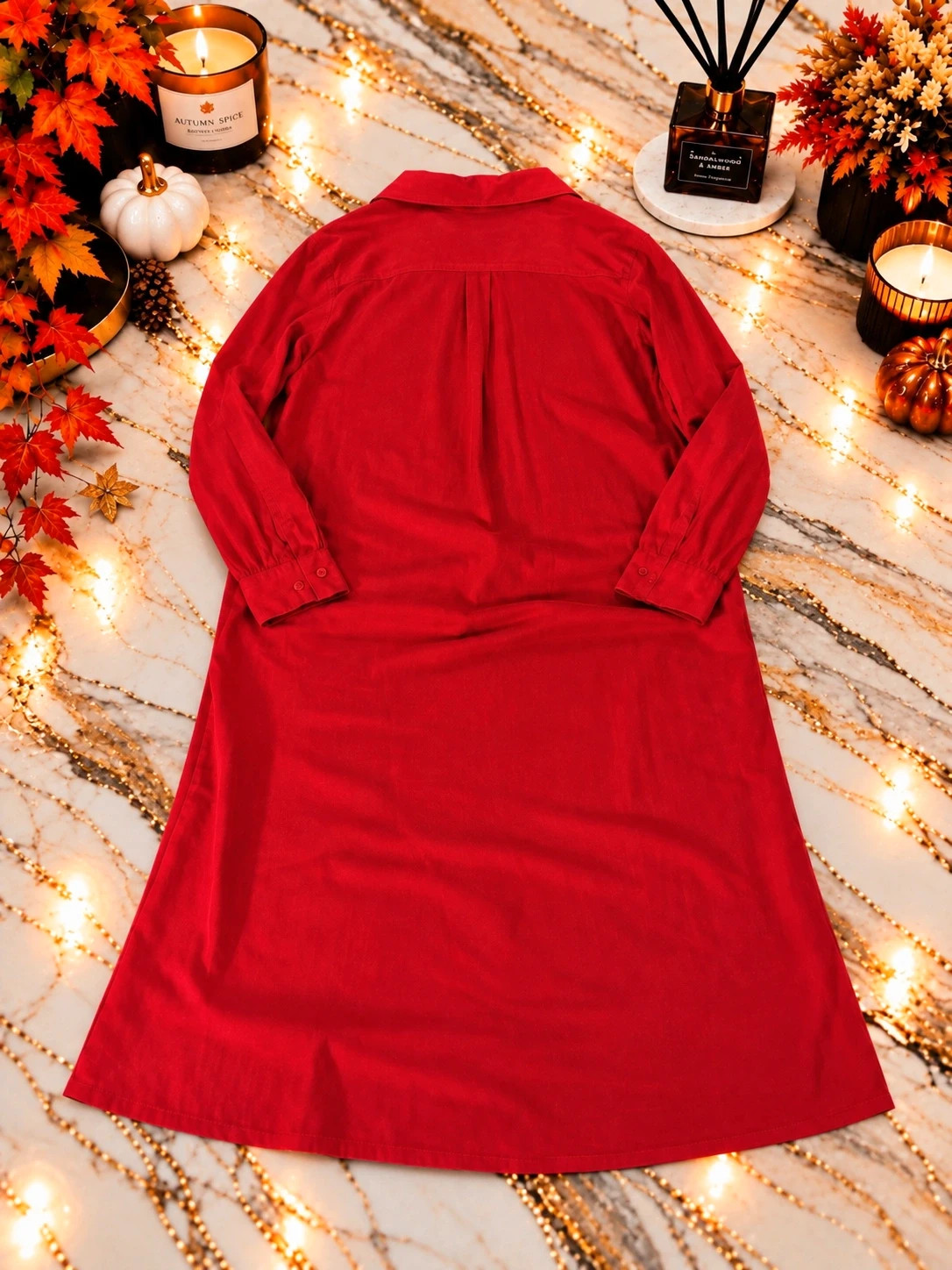Robe chemise longue rouge KIABI – Taille 38 – Neuve avec étiquette – Kiabi – taille M / 38 / 10 3