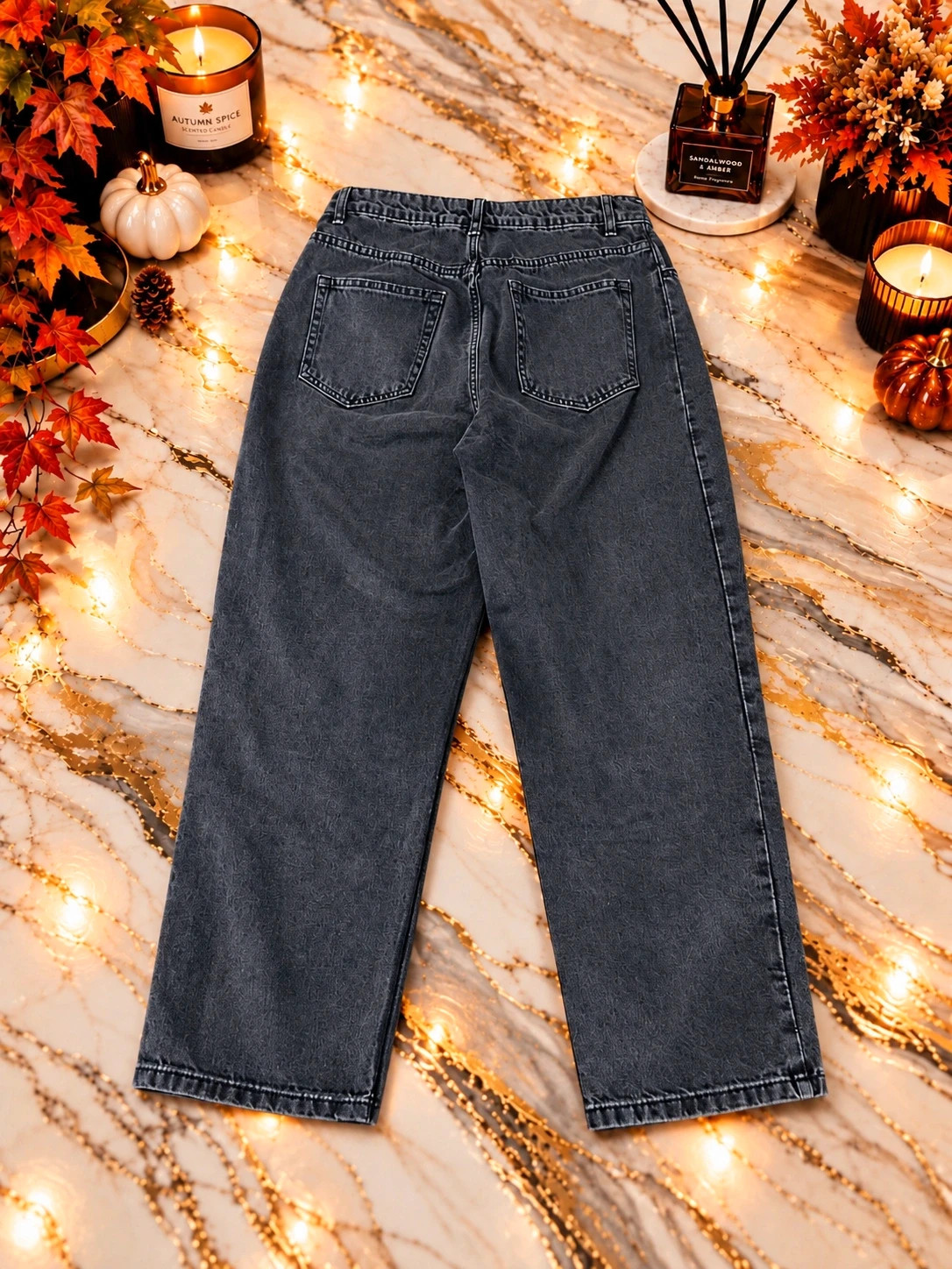 Jean KIABI gris anthracite délavé – Taille 44 – Coupe large Caractéristiq – Kiabi – taille XXL / 44 / 16 2