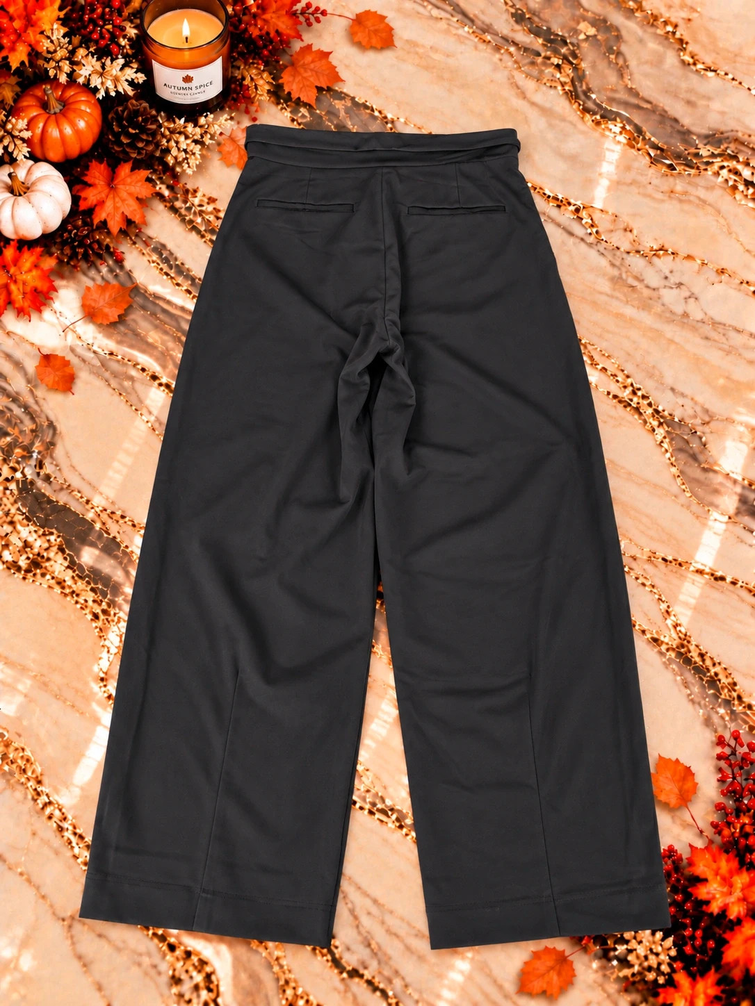 Pantalon Zara Femme Gris Anthracite – Coupe Large Wide Leg – Taille M – Zara – taille M / 38 / 10 2