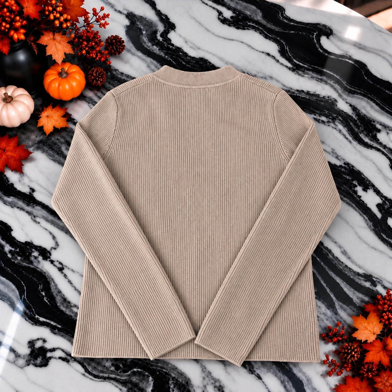 Pull Levi’s beige côtelé – Taille M – Levi's – taille M / 38 / 10 3