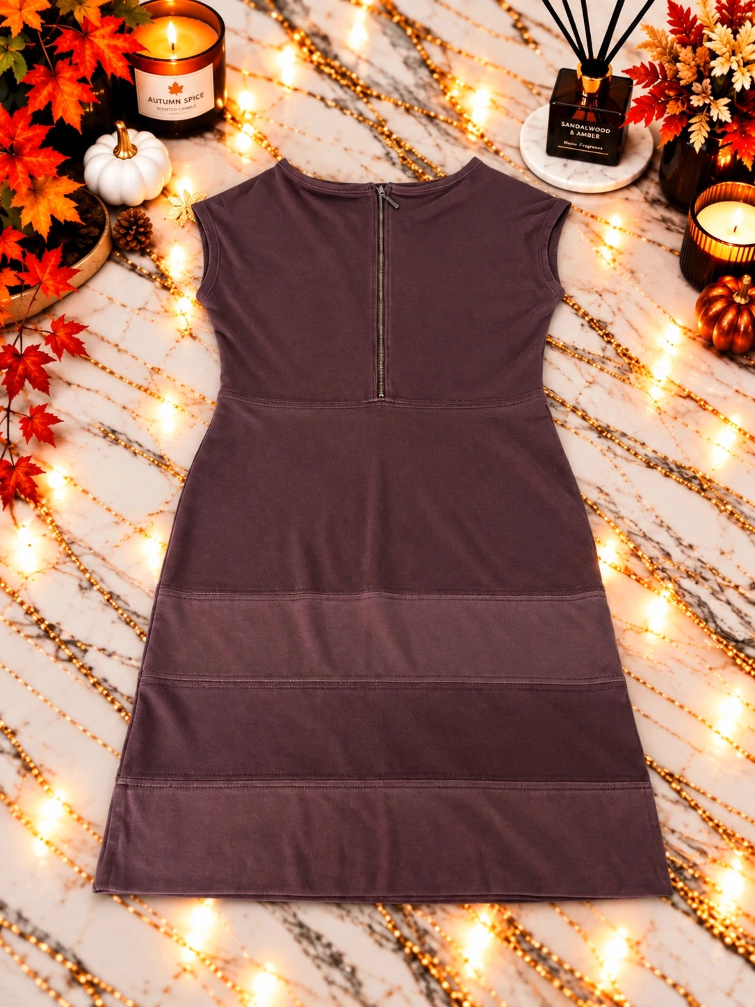Robe Sandwich marron – Taille M – Sans manches – sandwich – taille M / 38 / 10 2