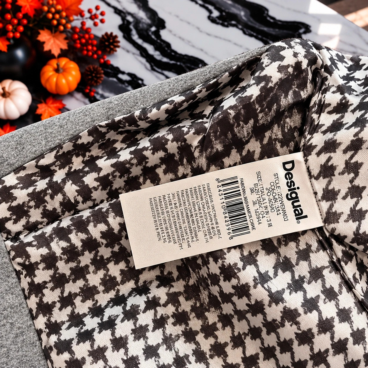 Manteau Desigual gris à capuche – Taille 36 – Desigual – taille S / 36 / 8 4