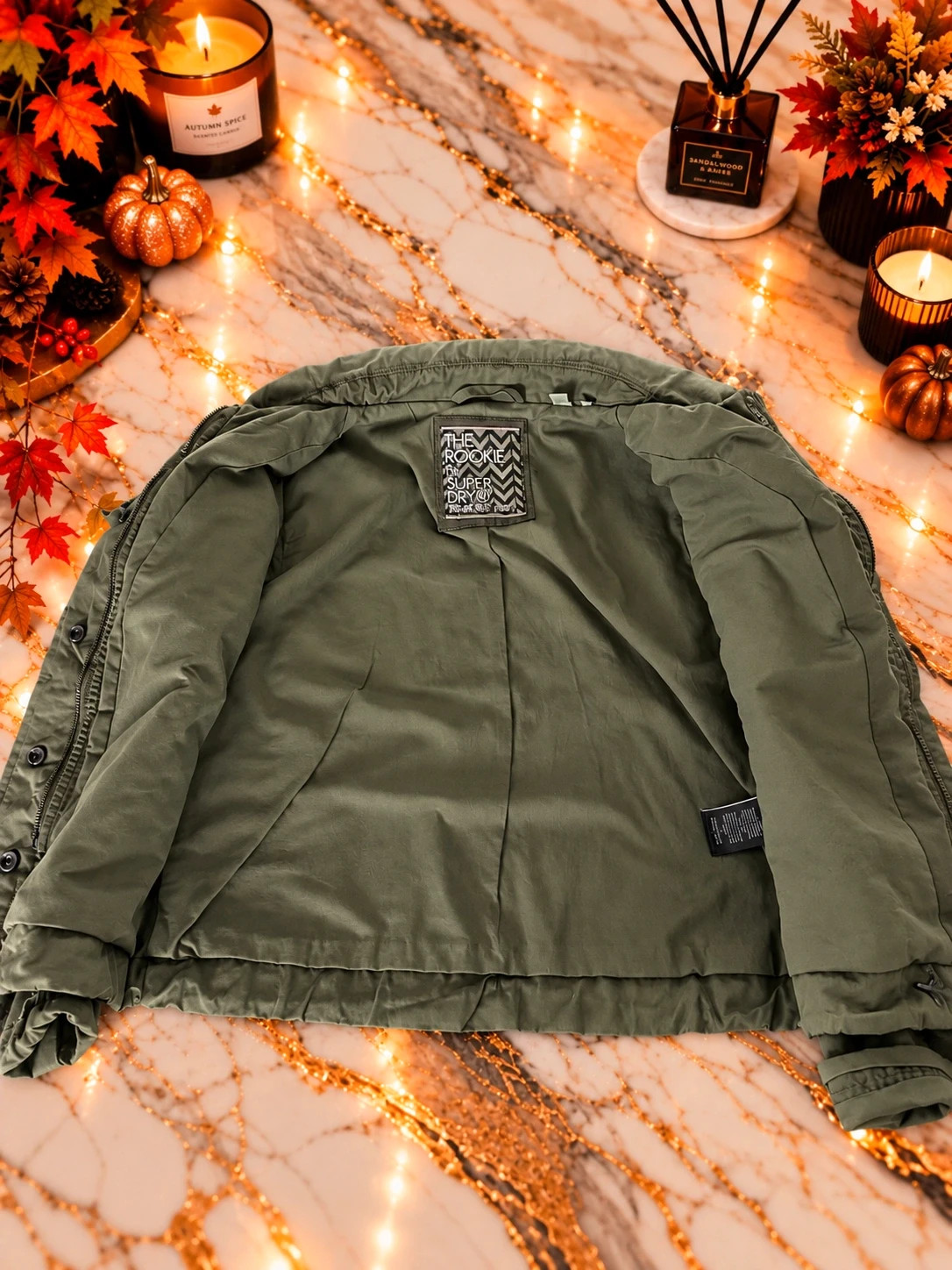 Veste Superdry Rookie kaki style militaire Taille M | 38 – Superdry – taille M / 38 / 10 2