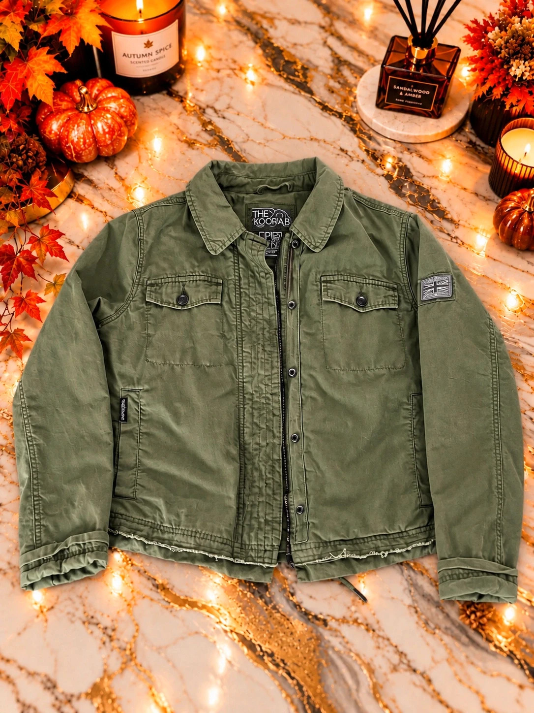 Veste Superdry Rookie kaki style militaire Taille M | 38
