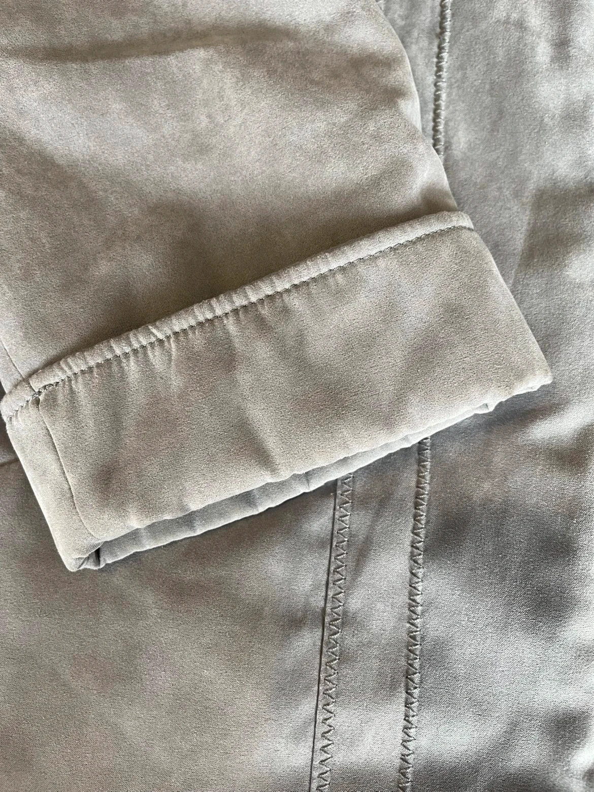 Manteau d’Auvry Exclusive gris à capuche fourrure – Taille FR 48 – d´Auvry – taille XXXL / 46 / 18 5