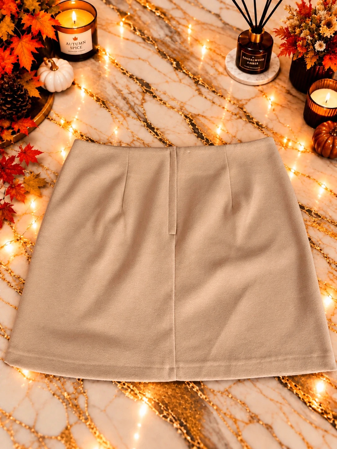 Jupe courte Primark beige / camel – Taille 46 – Primark – taille XXXL / 46 / 18 2