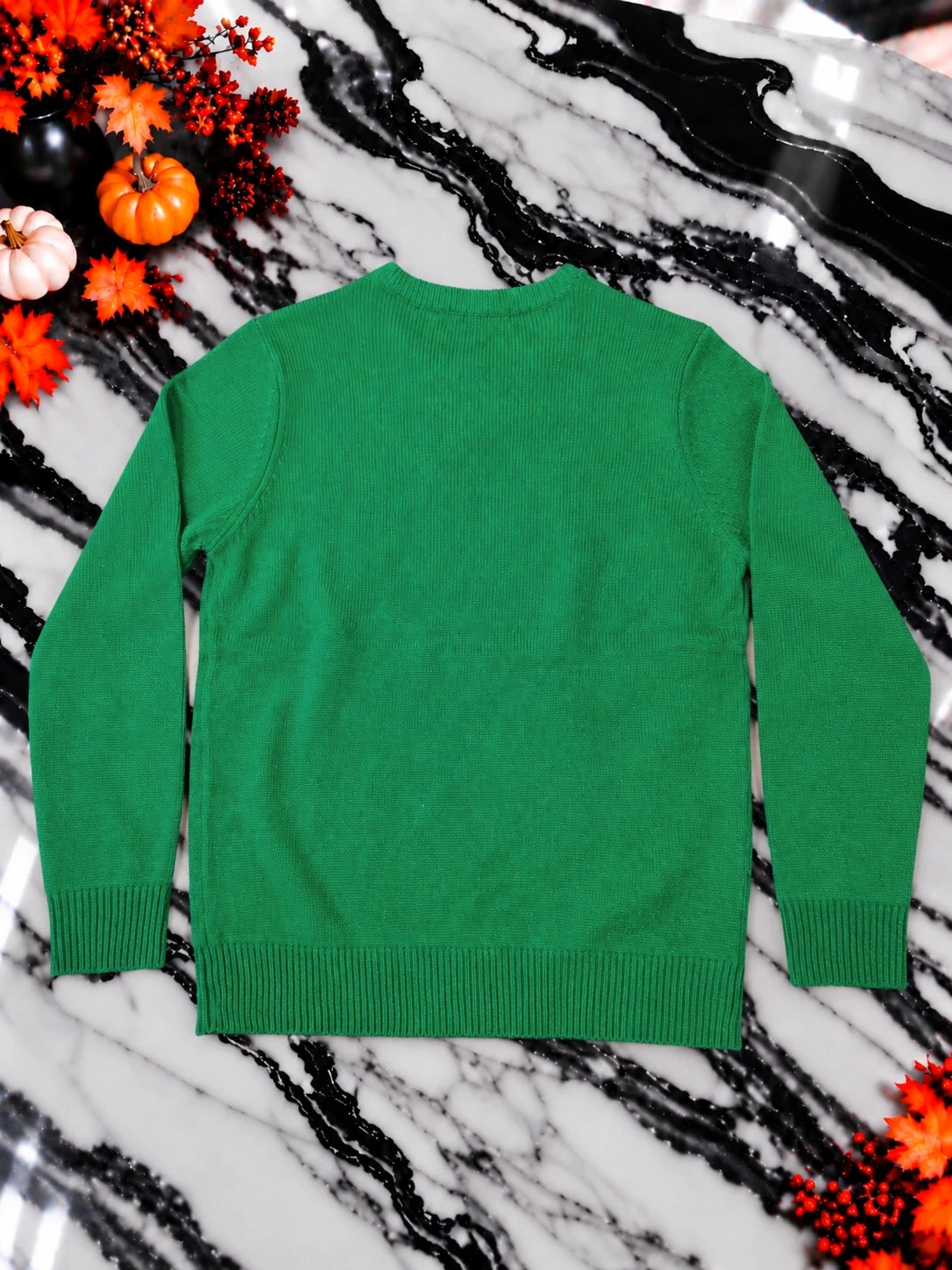 Pull de Noël Tissaia vert – Bouledogue Père Noël – Taille XL 🎄 – Holiday Time – taille XL 3