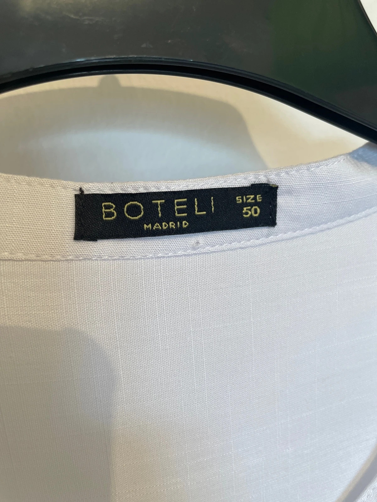 Blusa Blanca Boteli Madrid T50 - Fresca y Ligera – Boteli – taille L / 40 / 12 2