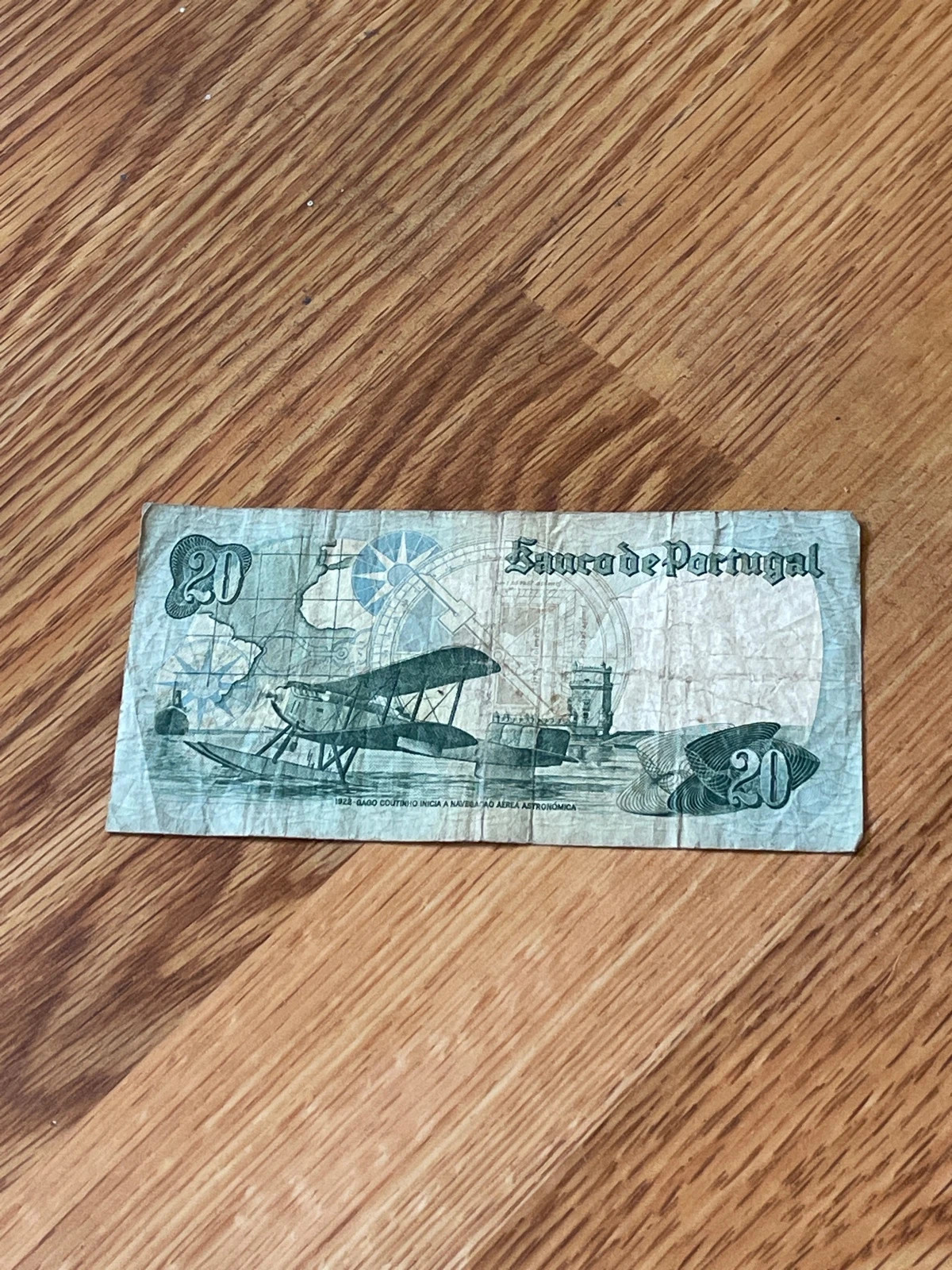 Billete 100 Dracmas Grecia (1978) - Atenea de El Pireo - Vintage 2