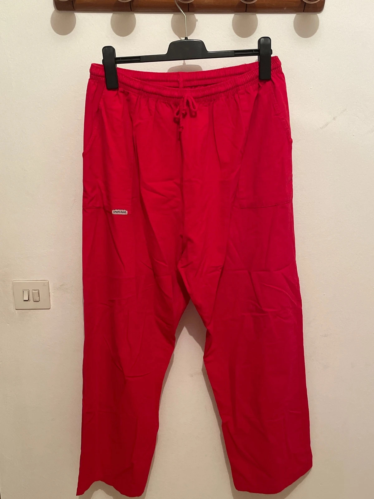 Pantalón Rojo Vibrante Amaro Jeans – amaro jeans – taille XXL / 44 / 16