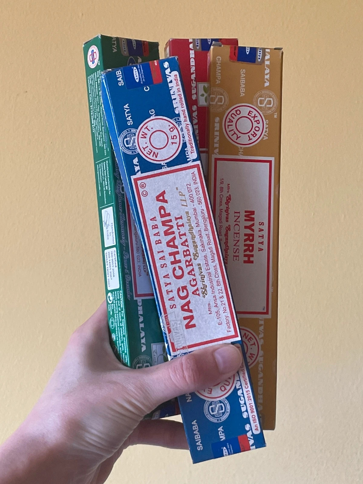Pack Incienso Satya (nuevos, sin abrir) – Satya