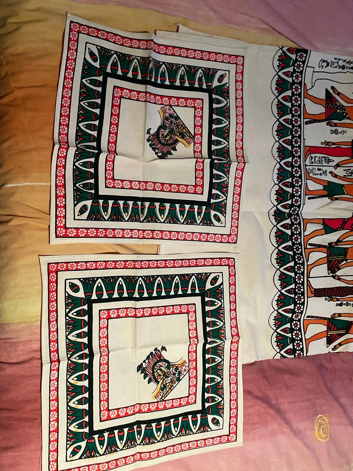 Mantel egipcio + servilletas – Perfecto 2