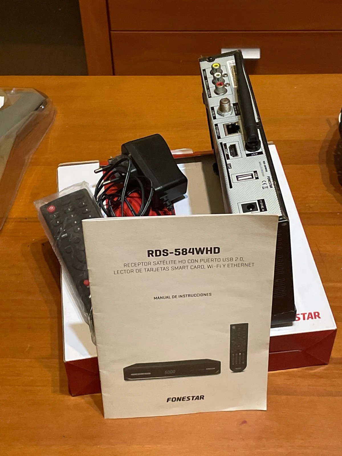 Receptor satélite HD Fonestar RDS-584WHD – nuevo en caja – Fonestar 4