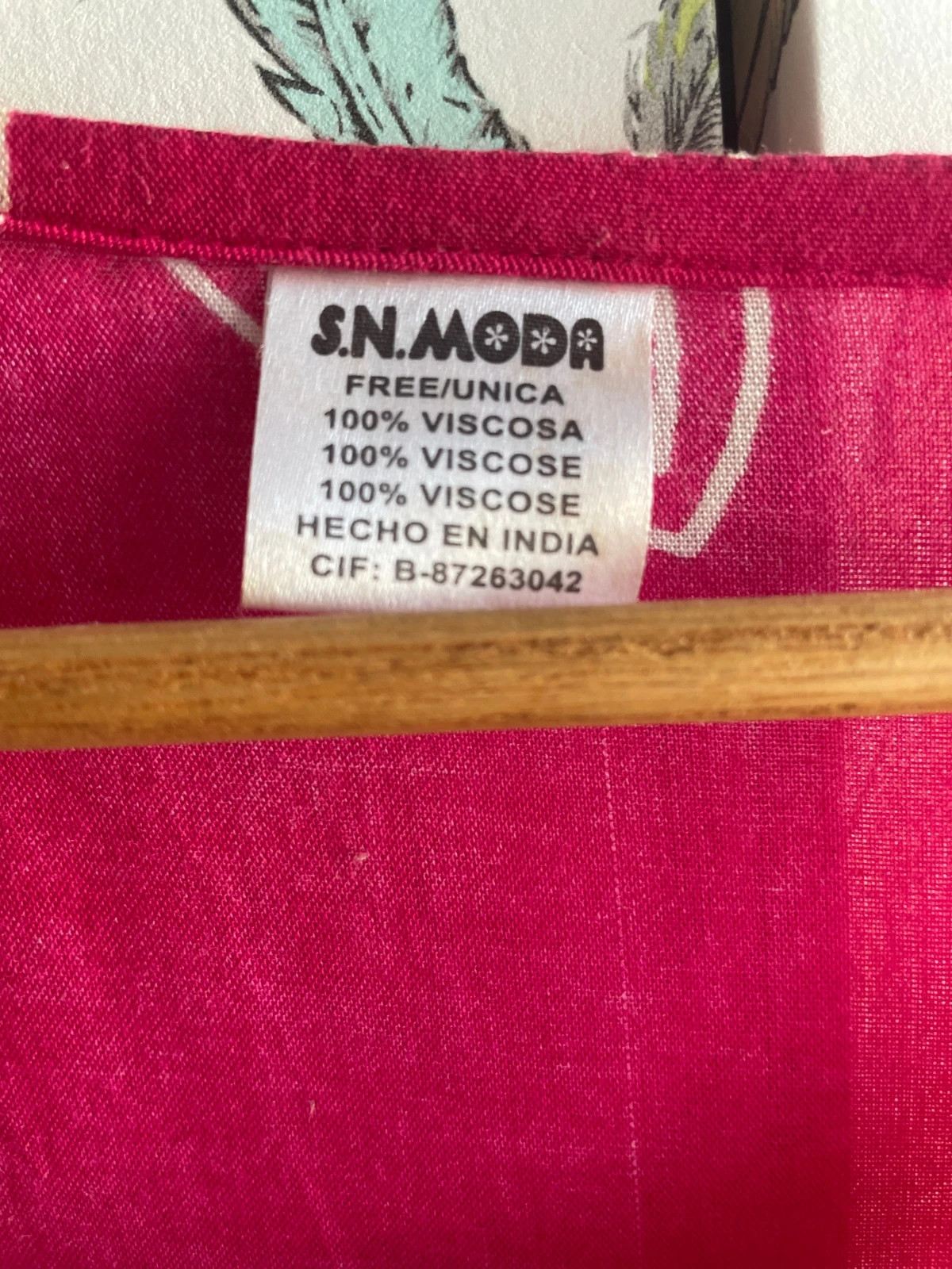 Blusa túnica india talla grande – India Town – taille XL / 42 / 14 2