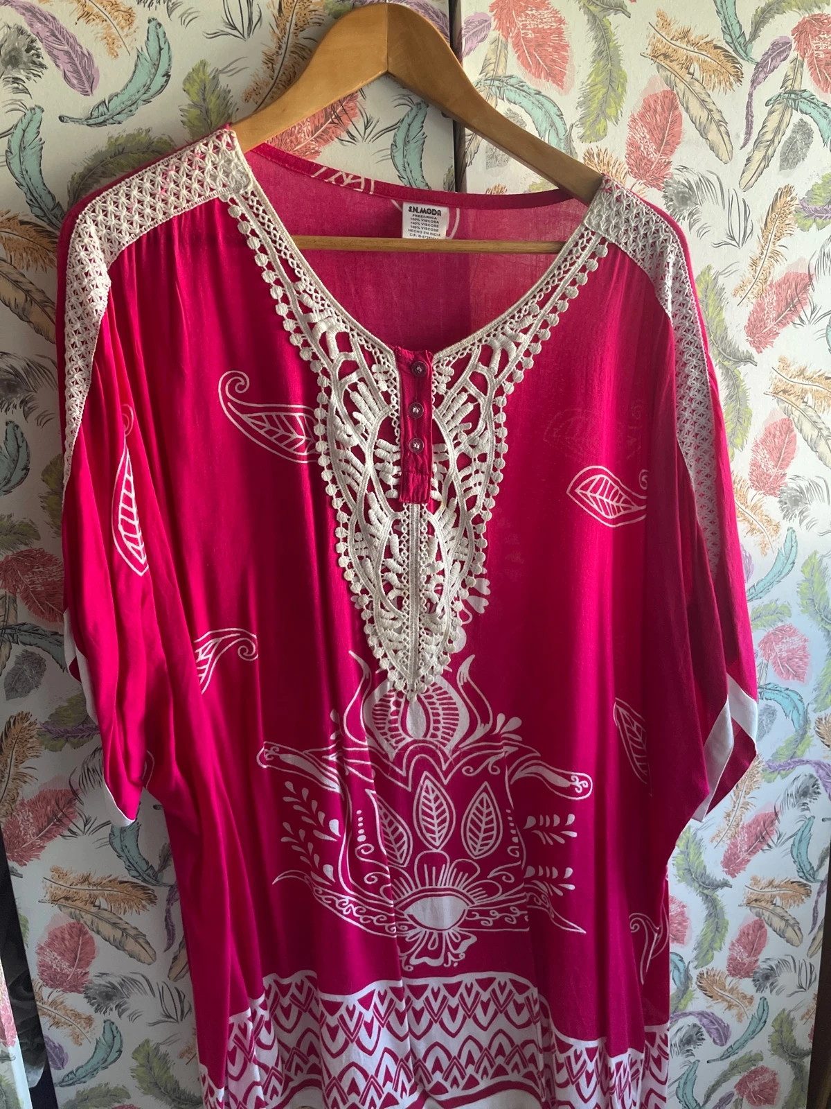 Blusa túnica india talla grande – India Town – taille XL / 42 / 14 3