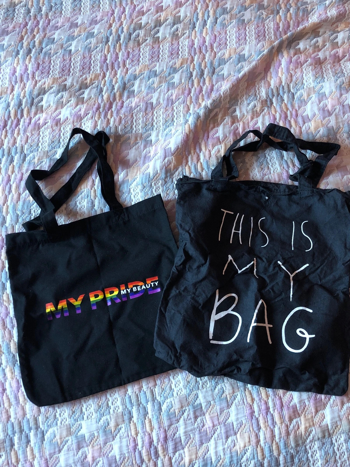 Set 2 Tote Bags / Bolsas de Tela – Douglas + "This is my bag"