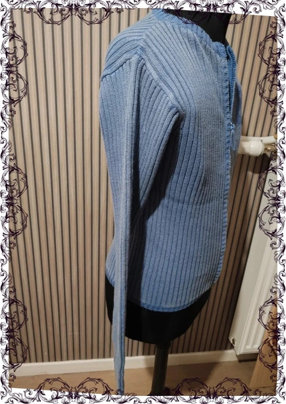 Gilet bleu y2k coton giani giuili – giani giuili – taille M / 38 / 10 4