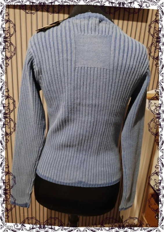 Gilet bleu y2k coton giani giuili – giani giuili – taille M / 38 / 10 5
