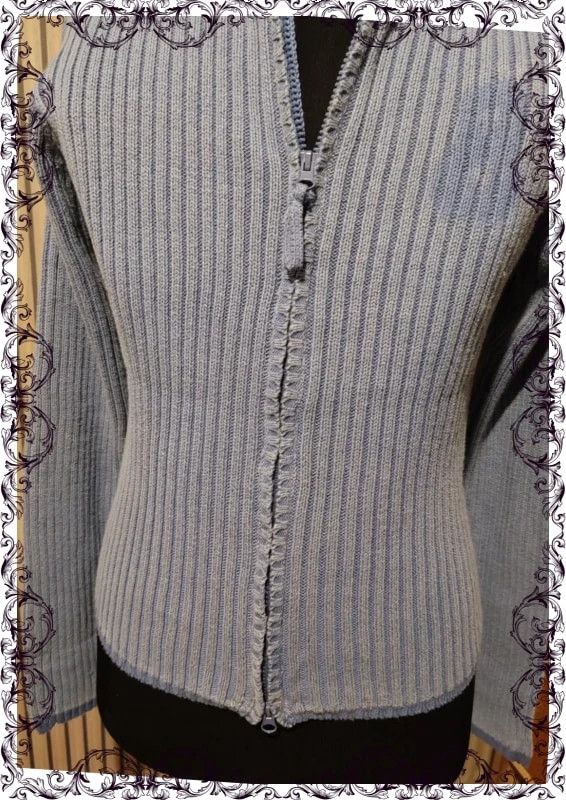 Gilet bleu y2k coton giani giuili – giani giuili – taille M / 38 / 10 2