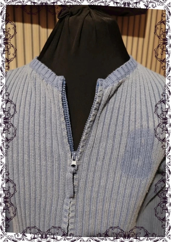 Gilet bleu y2k coton giani giuili – giani giuili – taille M / 38 / 10 3