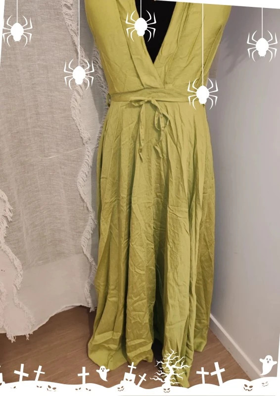 Robe longue vert anis – Eglaf – taille Taille unique 3