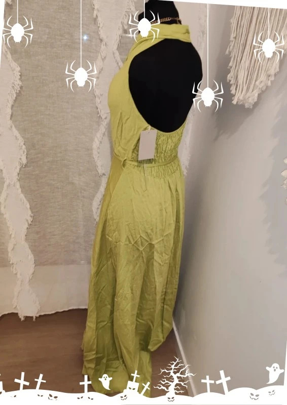 Robe longue vert anis – Eglaf – taille Taille unique 5