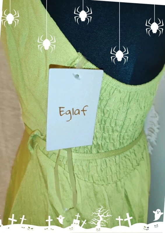 Robe longue vert anis – Eglaf – taille Taille unique 4