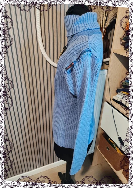 Pull col roulé y2k coton – giani giuili – taille S 3