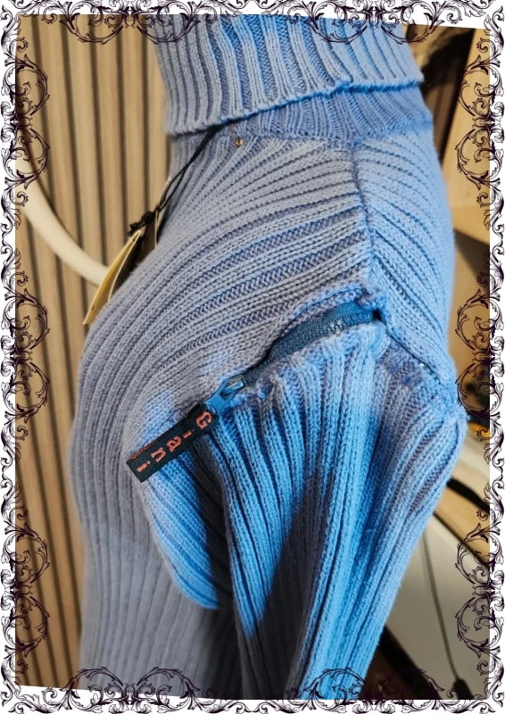 Pull col roulé y2k coton – giani giuili – taille S 4