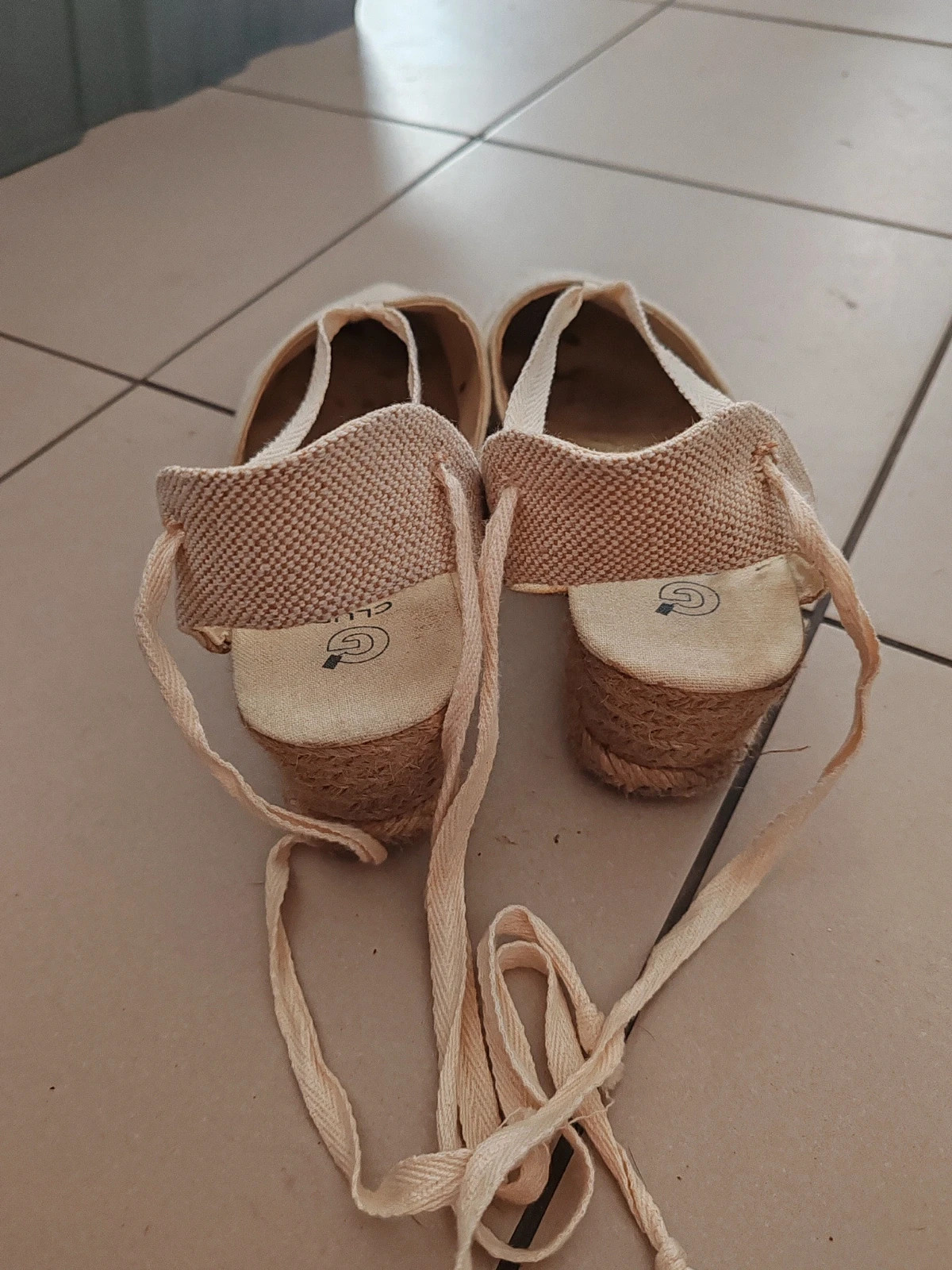 Espadrilles talons compensé – Gémo – taille 40 4