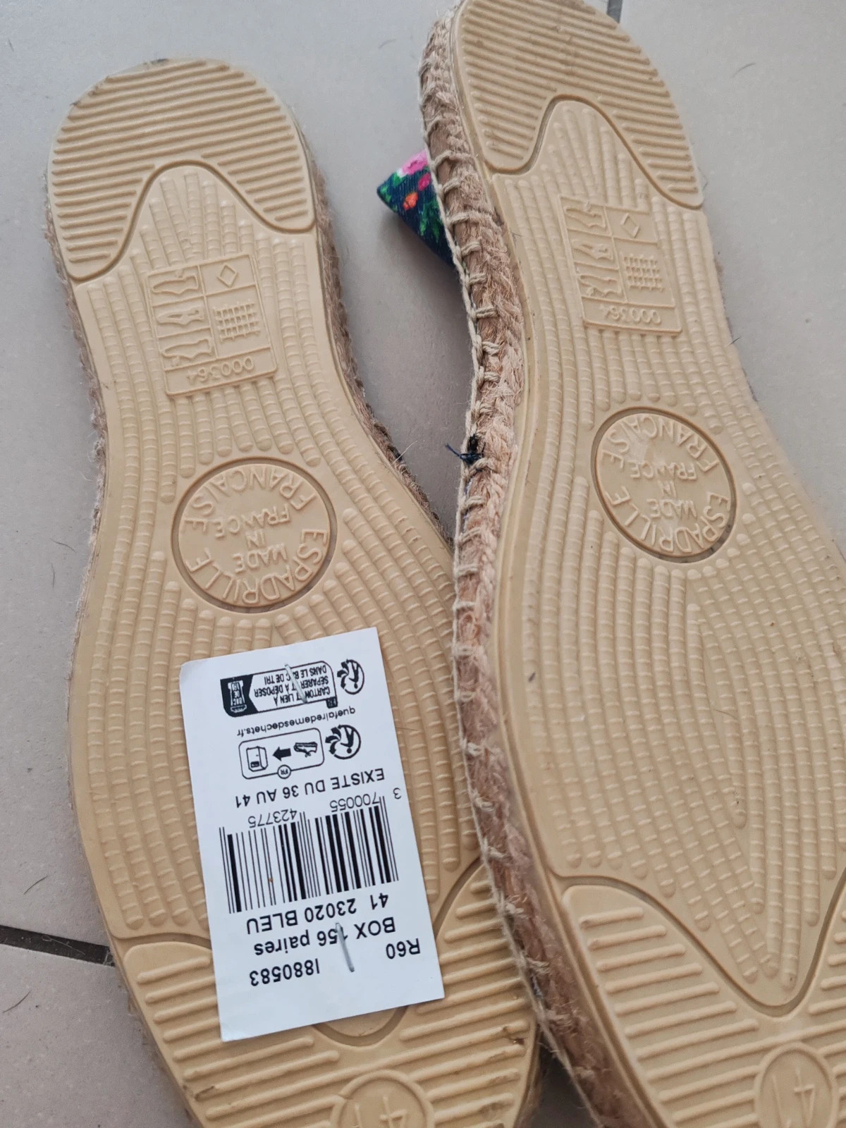 Espadrilles française – Espadrilles – taille EU 41 3