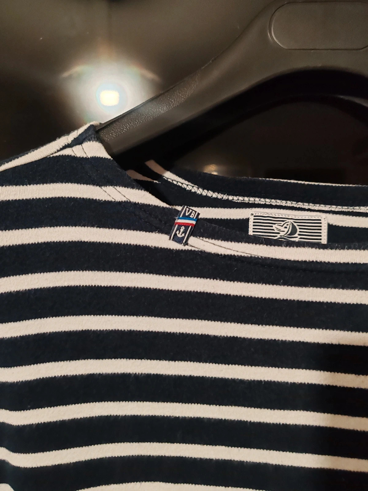 T-shirt marinière voile bleue – Voile Bleue – taille M / 38 / 10 3
