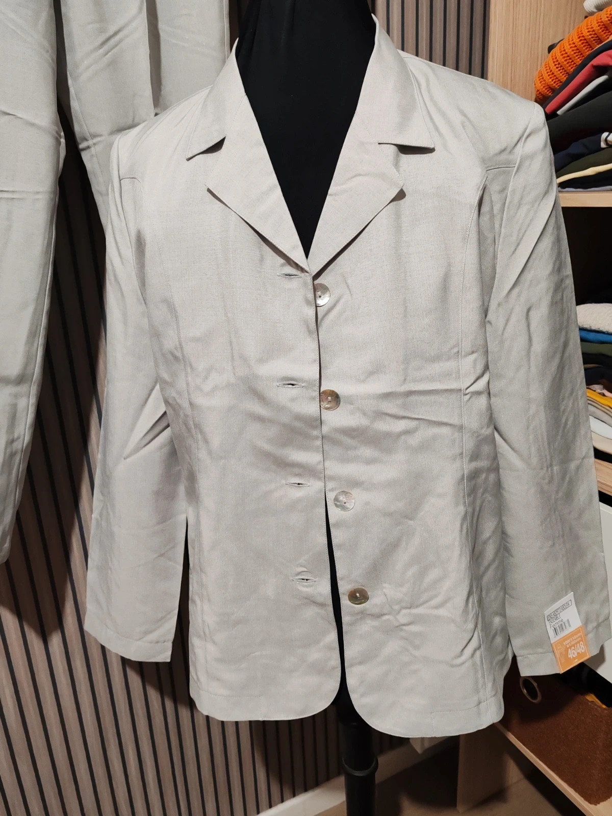 Ensemble tailleur gris Dona firenze – Dona Firenze – taille XXXL / 46 / 18 2