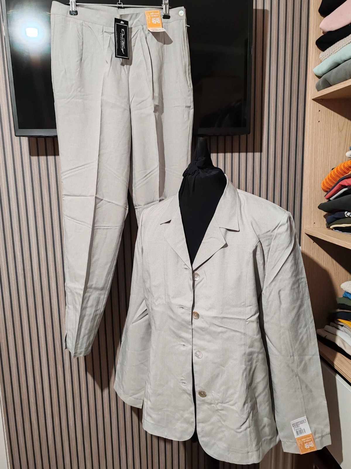 Ensemble tailleur gris Dona firenze