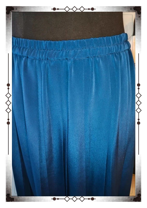 Jupe longue plissée – Vintage – taille XXL / 44 / 16 2