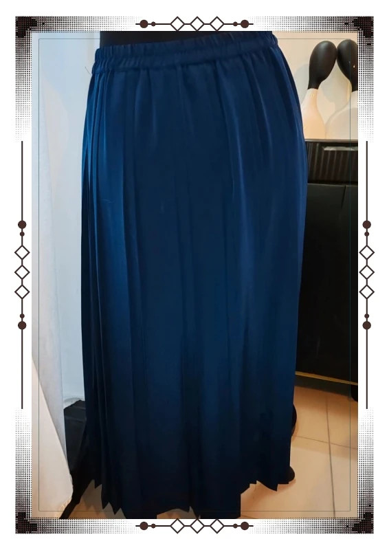 Jupe longue plissée – Vintage – taille XXL / 44 / 16 5