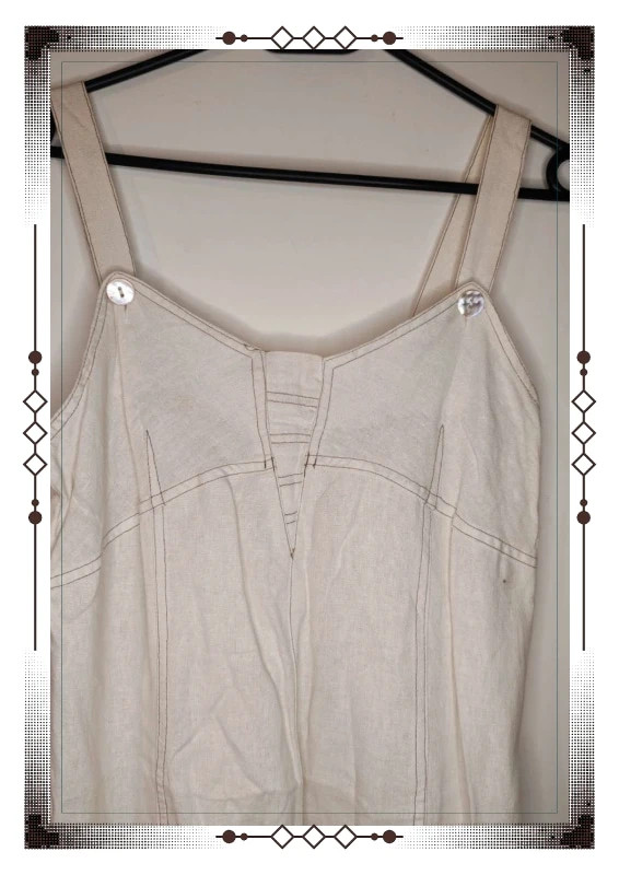 Robe lin – Lin – taille L / 40 / 12 3