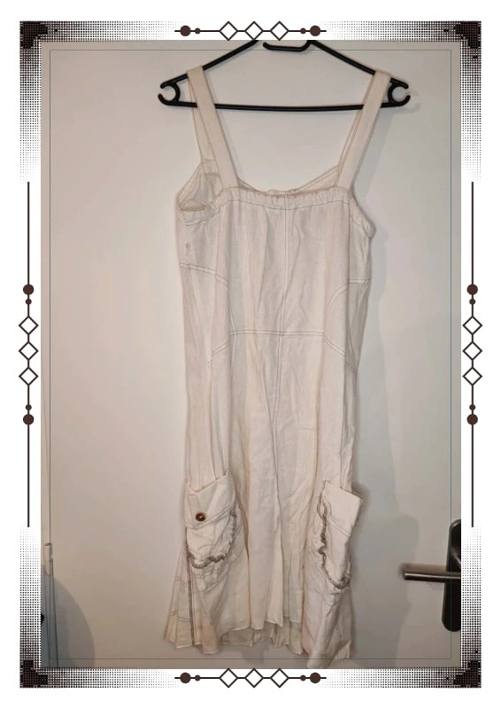 Robe lin – Lin – taille L / 40 / 12 5