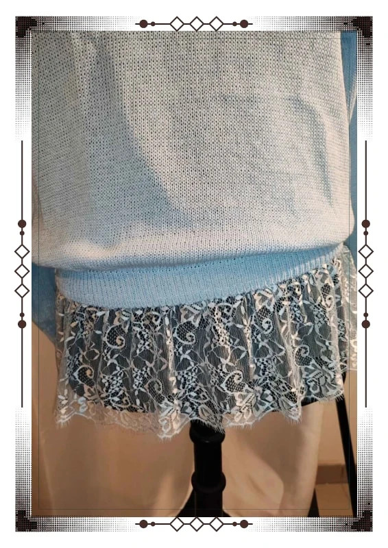 Pull dentelle tricot station – TRICOT STATION – taille Taille unique 2