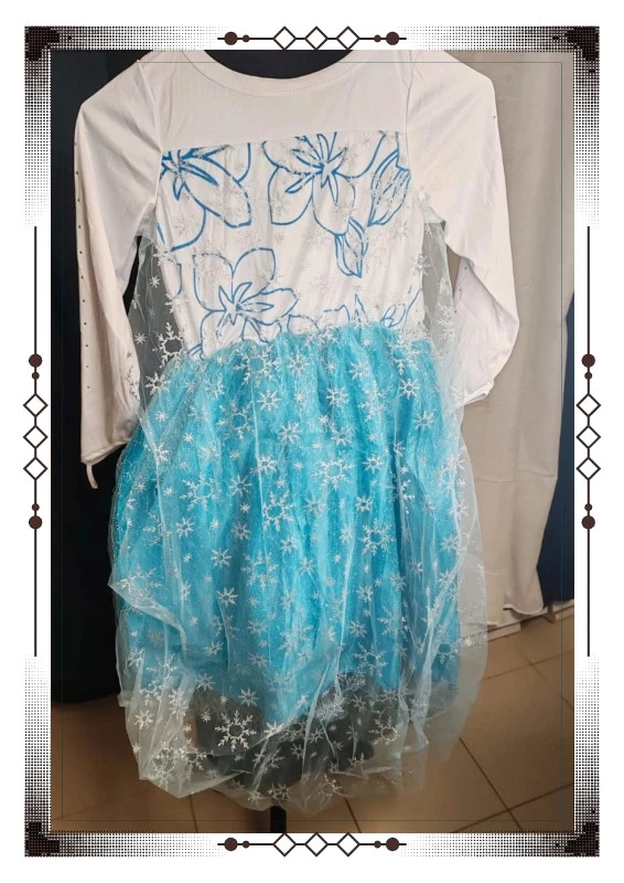 Robe la reine des neiges a led