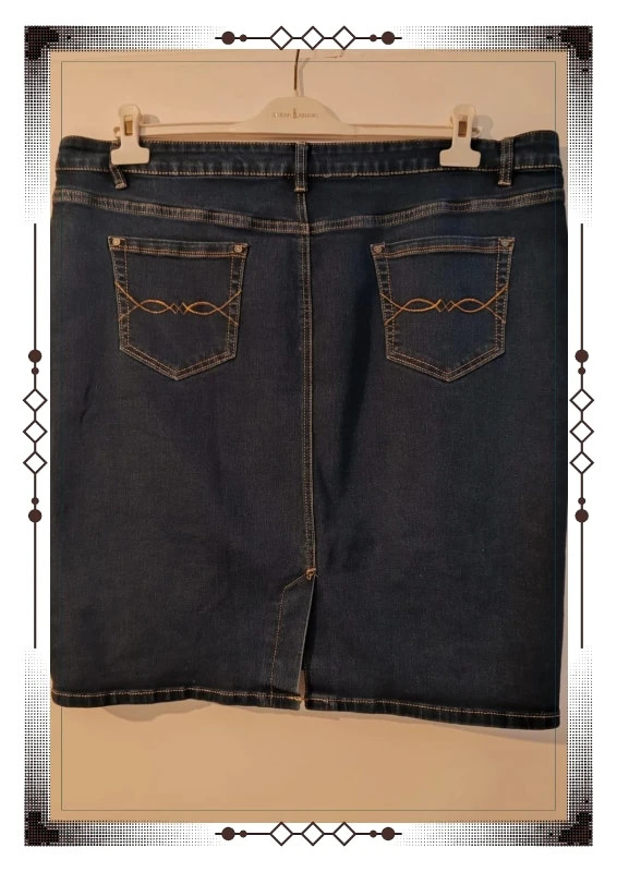Jupe en jean #50 – Inconnu – taille 5XL / 50 / 22 2