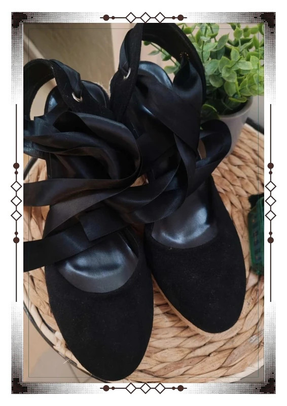 Chaussures compenser a lacets